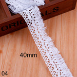5m Ivory Cream Lace Fabric