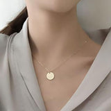H26 Free Shipping New Fashion Heart Leaf Moon Pendant Necklace Crystal Necklace Women Holiday Beach Statement Jewelry Wholesale