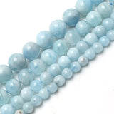 Natural Aquamarine Beads For Jewelry Making 15inches/strand 6/8/10/12mm beads