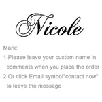 Personalized Name Crown Necklace Stainless Steel Charm Custom Name Jewelry Any Name Lots Of Font Style To Choose For Girls Kids